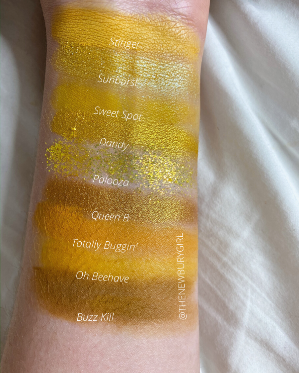 ColourPop Monochromatic Palette Collection Ranking | ColourPop Uh-Huh Honey Palette Swatches